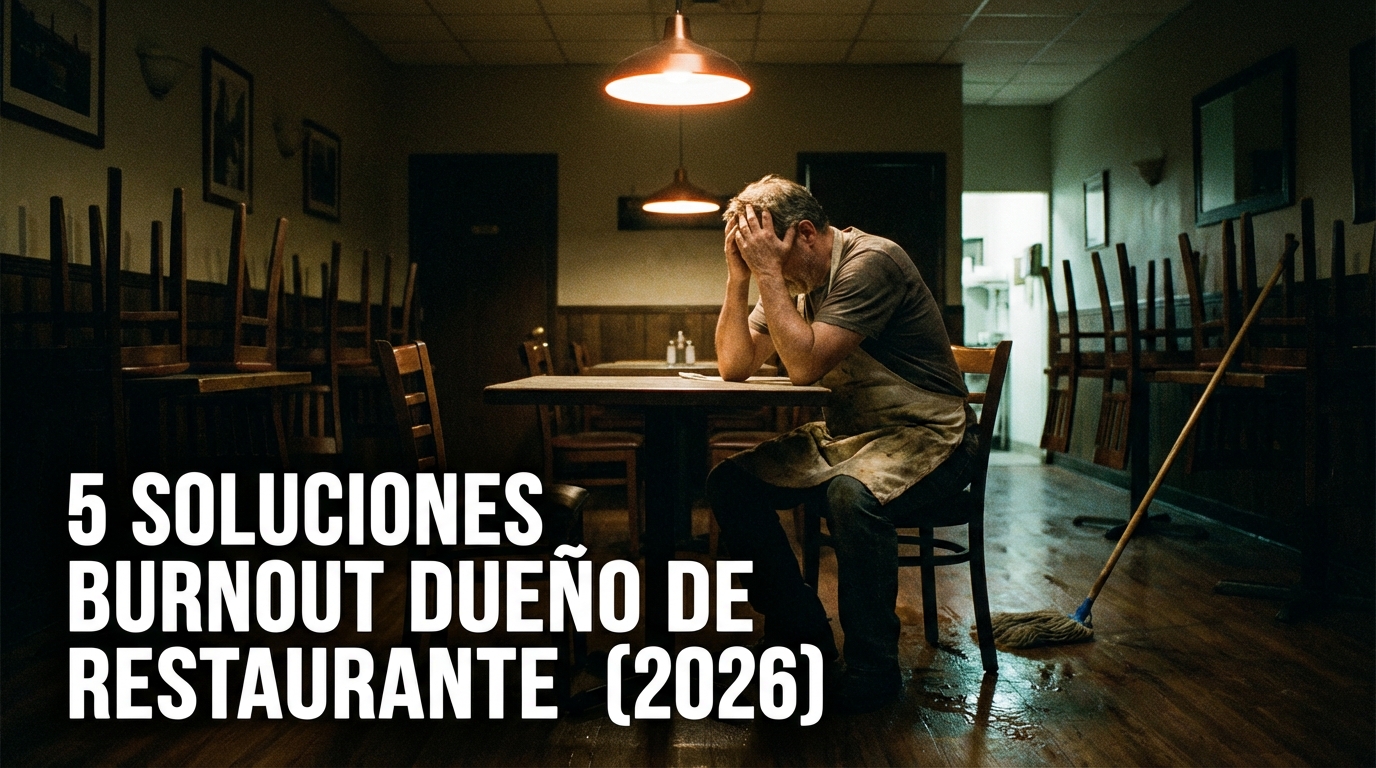 5 soluciones burnout dueño de restaurante (2026)
