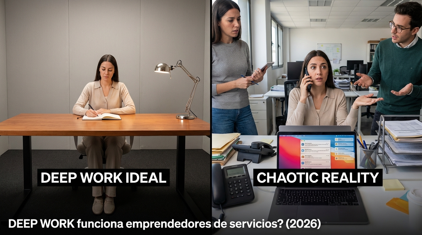 Deep Work funciona emprendedores de servicios? (2026)