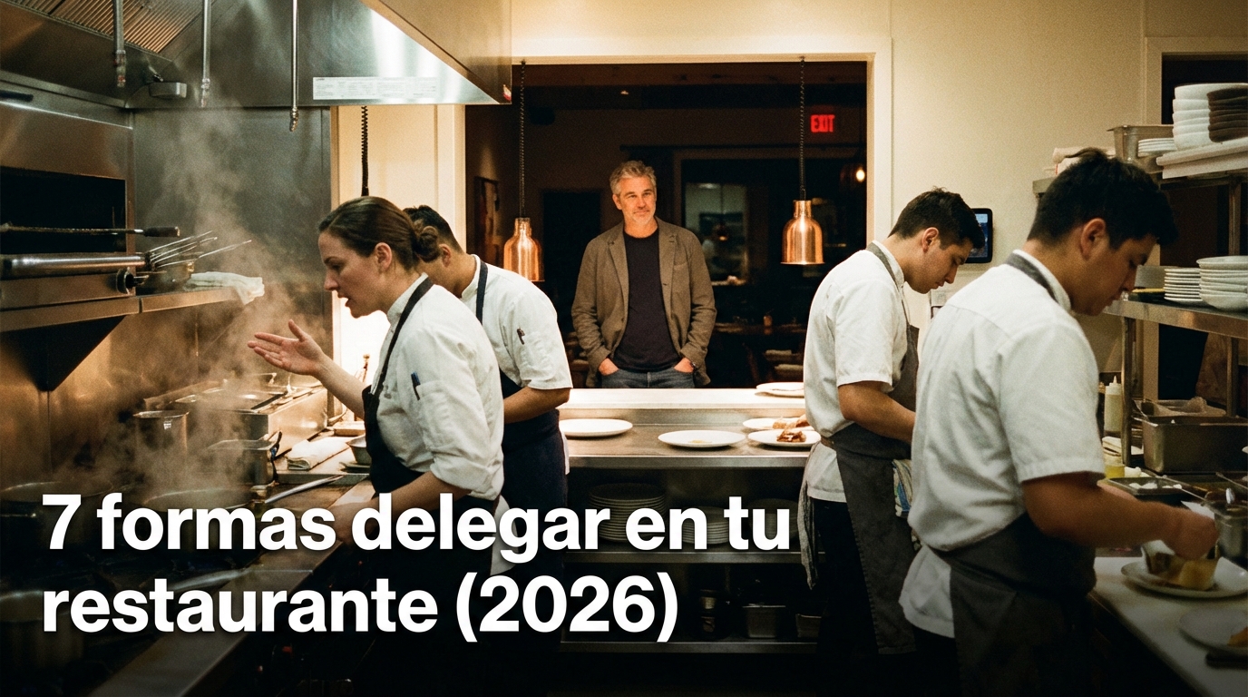 7 formas delegar en tu restaurante (2026)