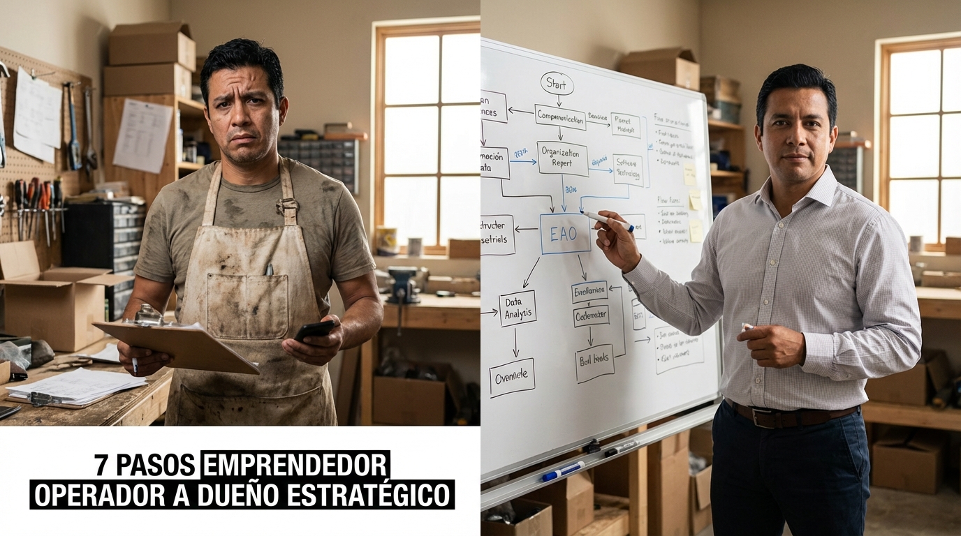 7 pasos emprendedor operador a dueño estratégico