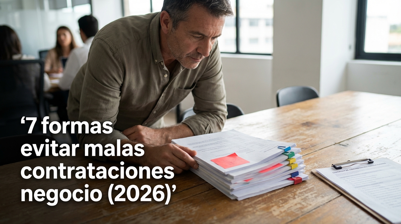 7 formas evitar malas contrataciones negocio (2026)