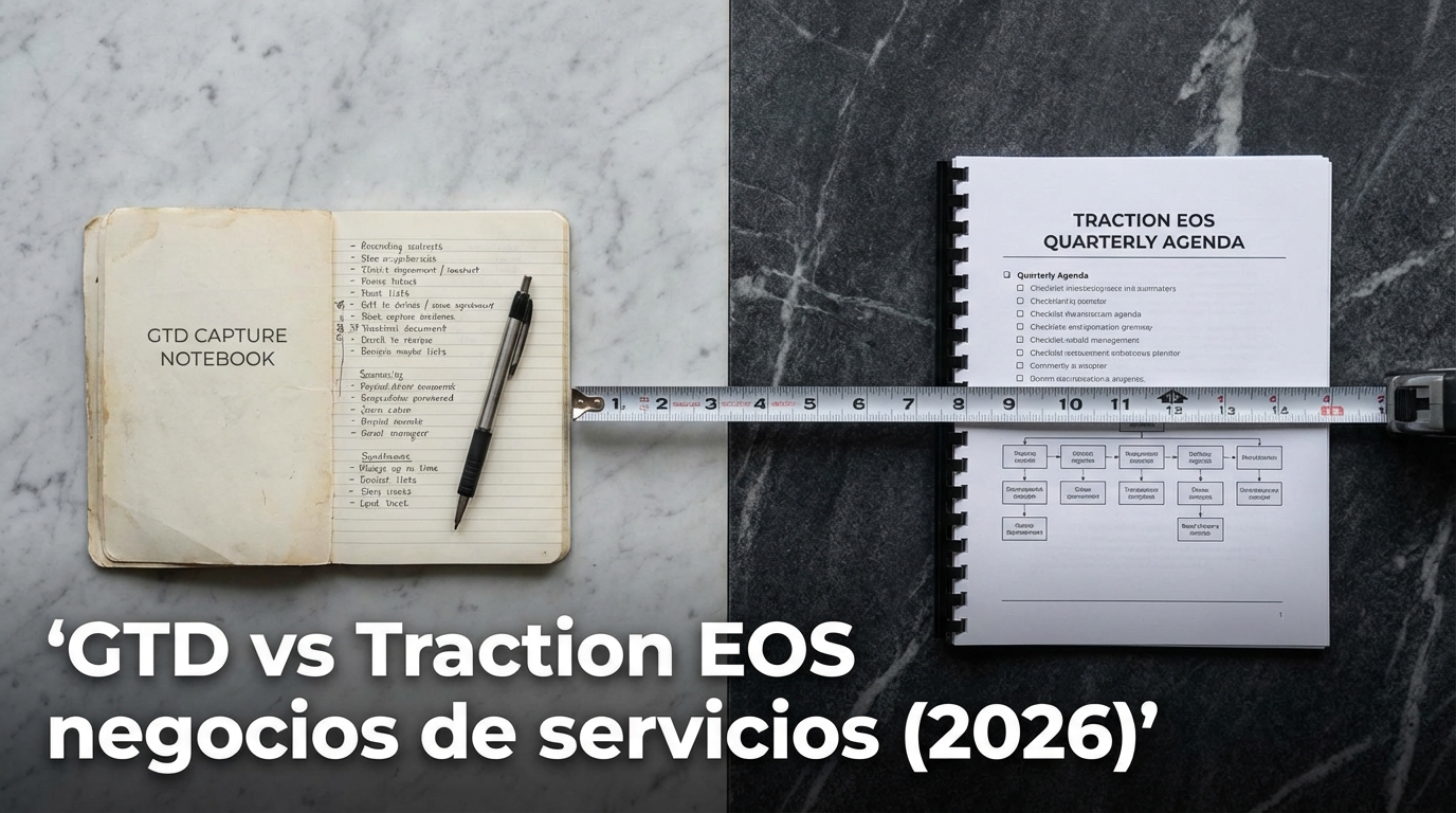 GTD vs Traction EOS negocios de servicios (2026)