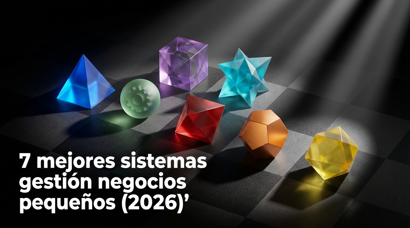7 mejores sistemas gestión negocios pequeños (2026)