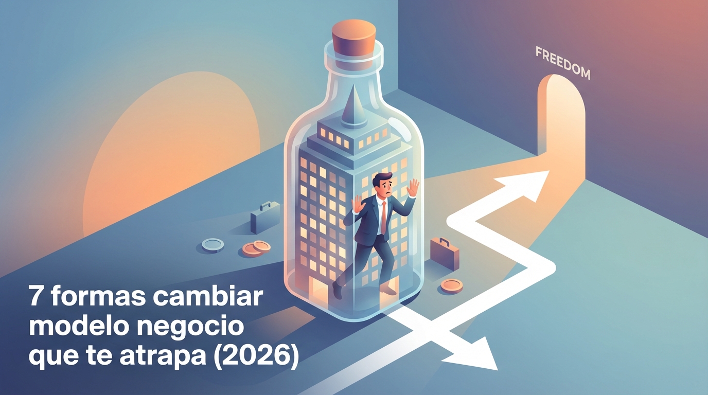 7 formas cambiar modelo negocio que te atrapa (2026)