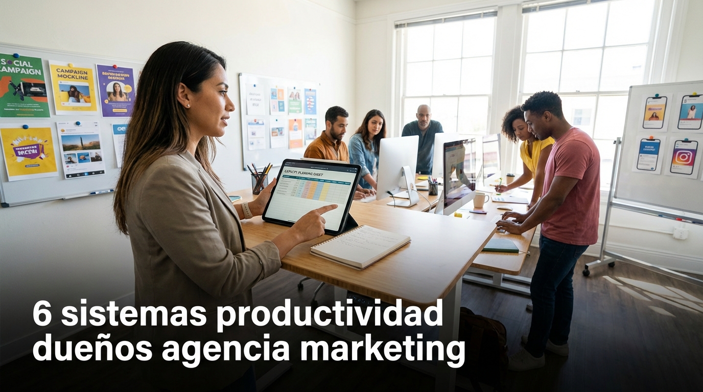 6 sistemas productividad dueños agencia marketing