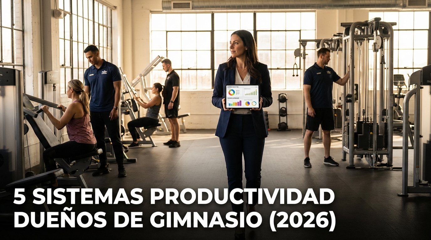 5 sistemas productividad dueños de gimnasio (2026)