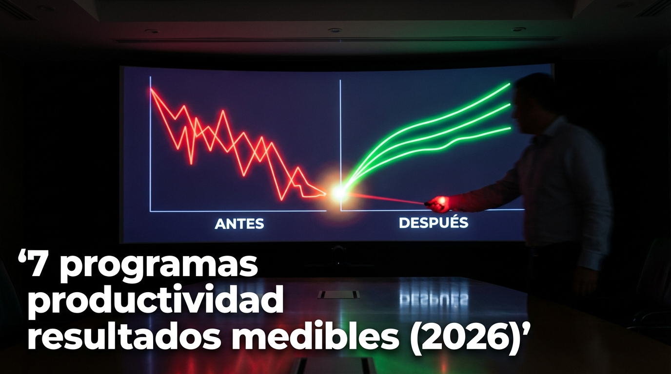 7 programas productividad resultados medibles (2026)