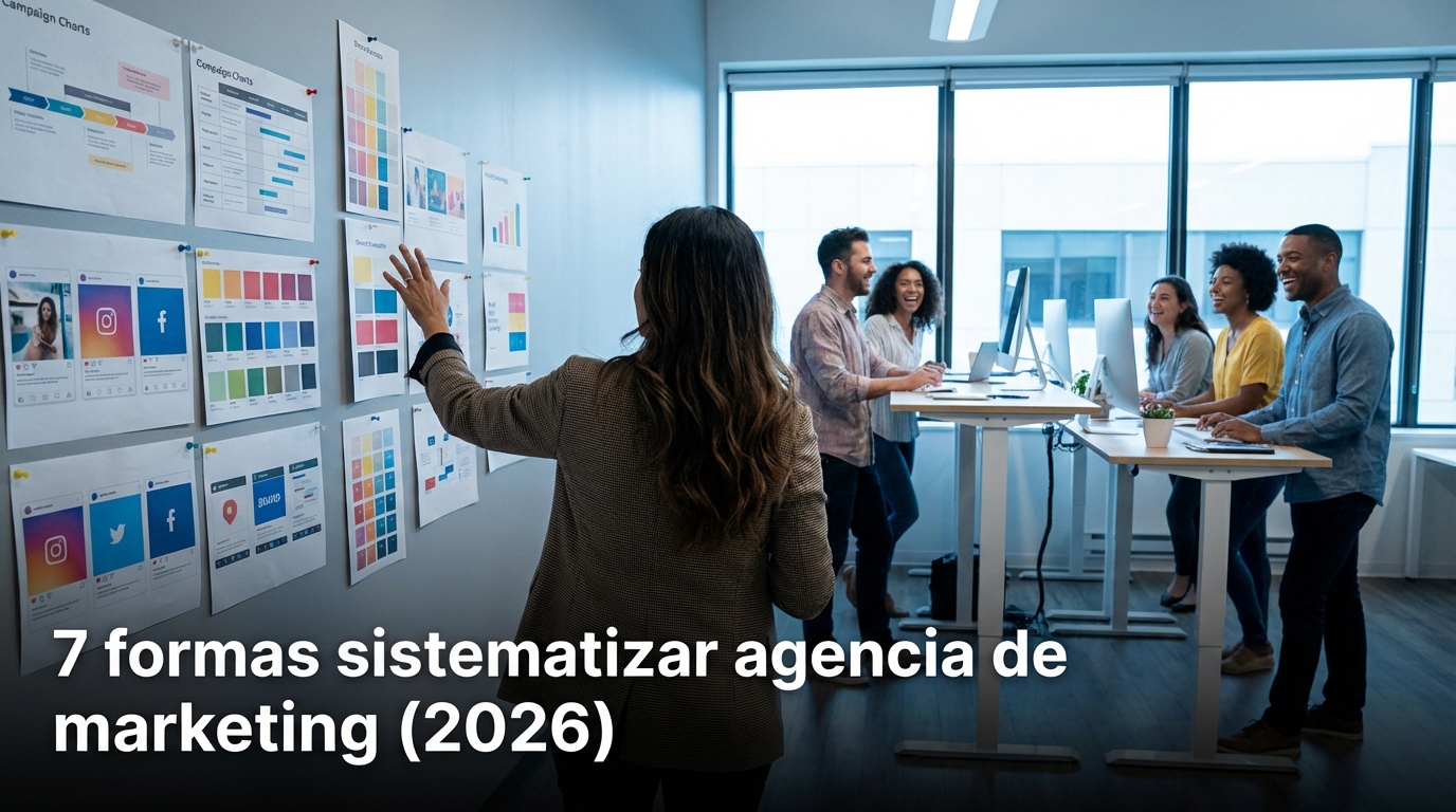 7 formas sistematizar agencia de marketing (2026)