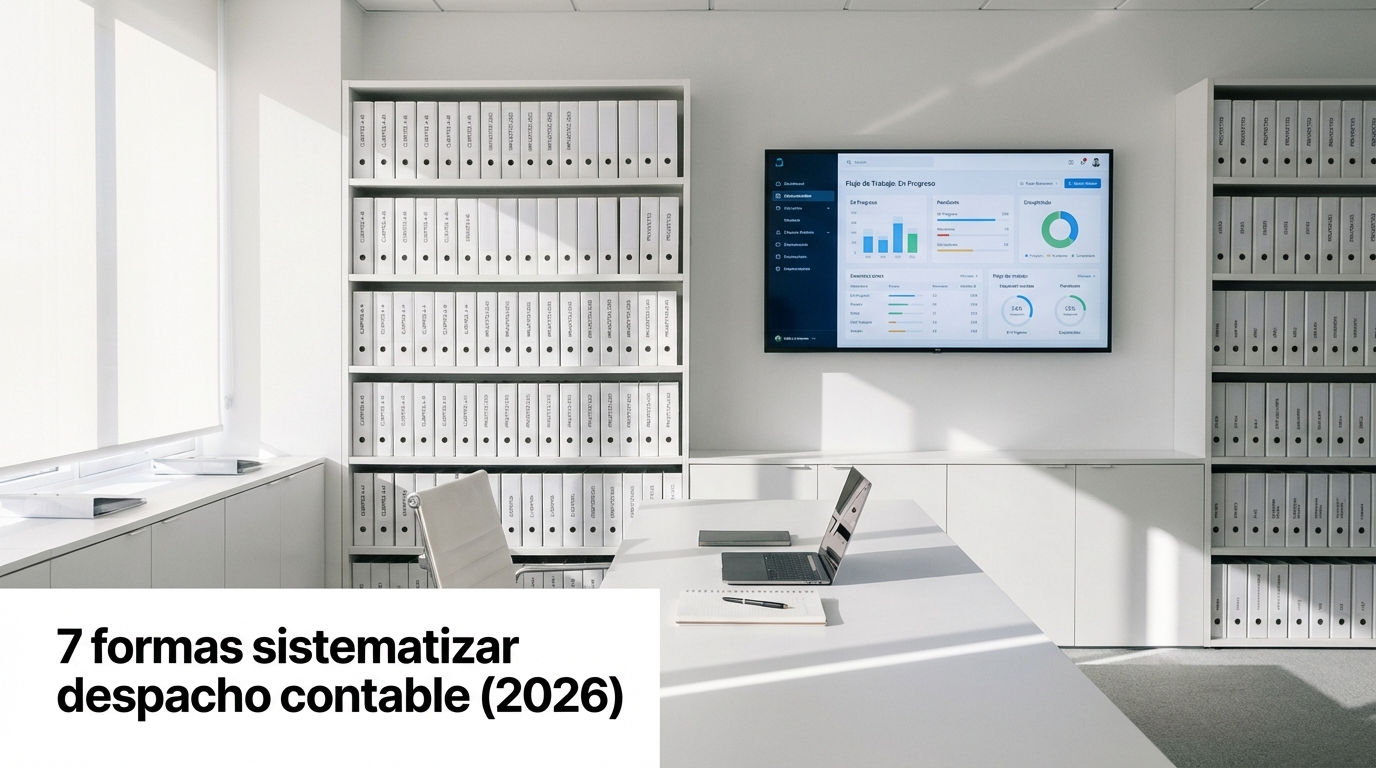 7 formas sistematizar despacho contable (2026)