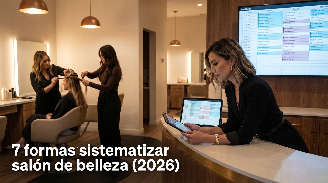 7 formas sistematizar salón de belleza (2026)